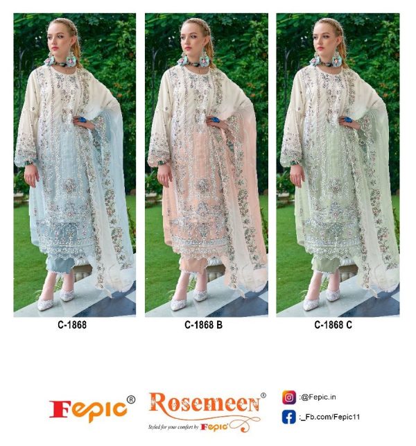 FEPIC C 1868 ROSEMEEN SALWAR SUITS ONLINE