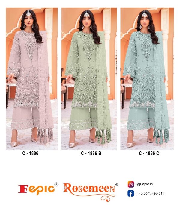 FEPIC C 1886 ROSEMEEN SALWAR KAMEEZ WHOLESALE