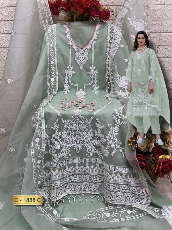 FEPIC C 1888 ROSEMEEN PAKISTANI SUITS IN INDIA