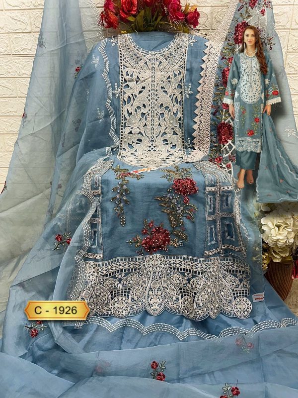 FEPIC C 1926 ROSEMEEN PAKISTANI SUITS IN INDIA