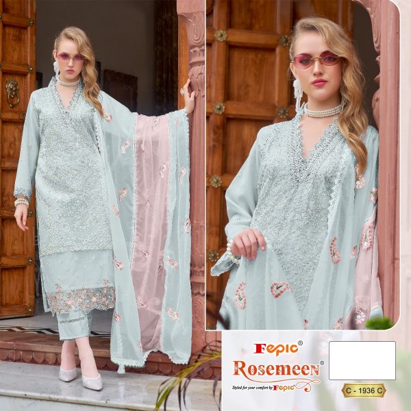 FEPIC C 1936 ROSEMEEN SALWAR SUITS WHOLESALE