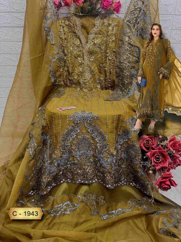 FEPIC C 1943 ROSEMEEN PAKISTANI SUITS WHOLESALE