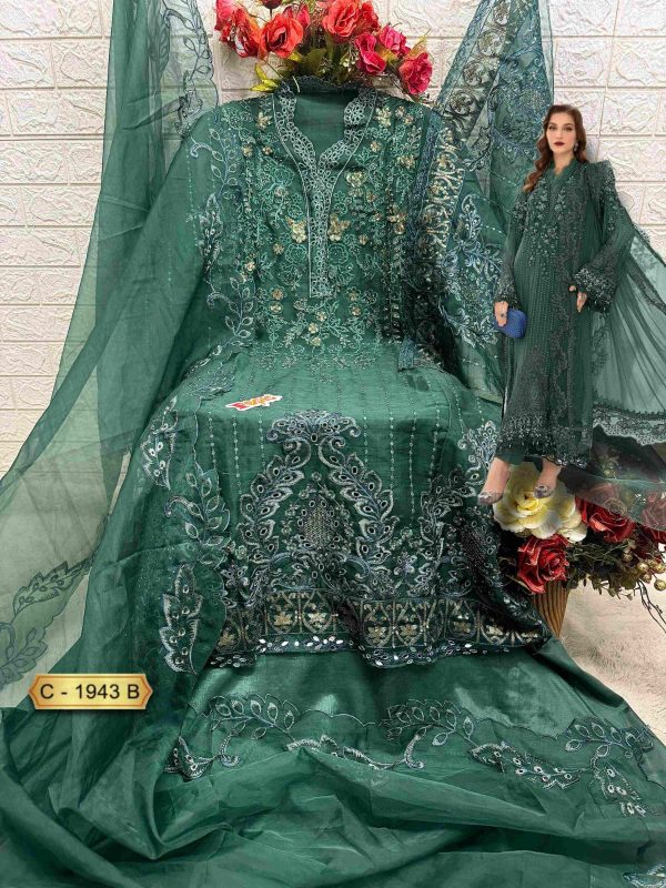 FEPIC C 1943 ROSEMEEN PAKISTANI SUITS WHOLESALE