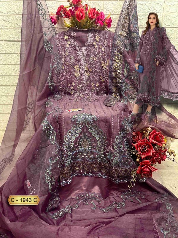 FEPIC C 1943 ROSEMEEN PAKISTANI SUITS WHOLESALE