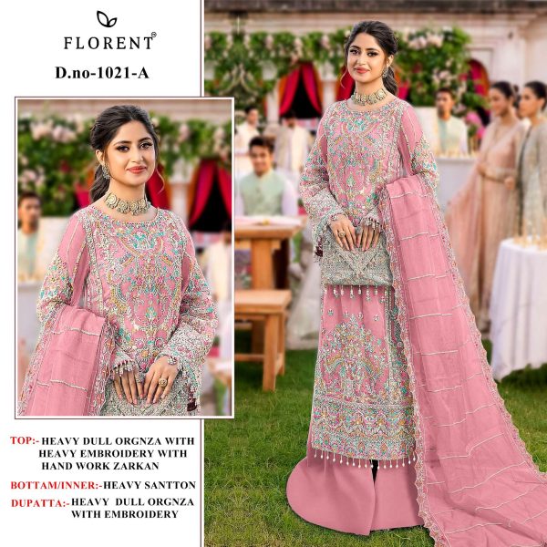 FLORENT 1021 A B C D PAKISTANI SUITS ONLINE