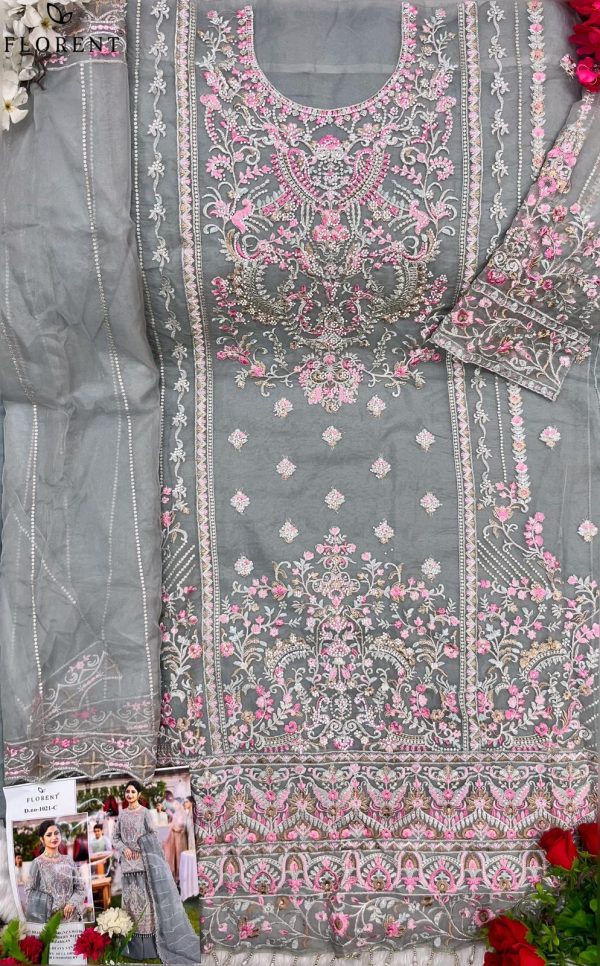 FLORENT 1021 A B C D PAKISTANI SUITS ONLINE