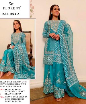 FLORENT 1022 A PAKISTANI SALWAR SUITS IN INDIA