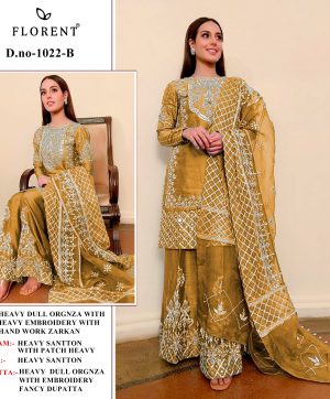 FLORENT 1022 B PAKISTANI SALWAR SUITS IN INDIA