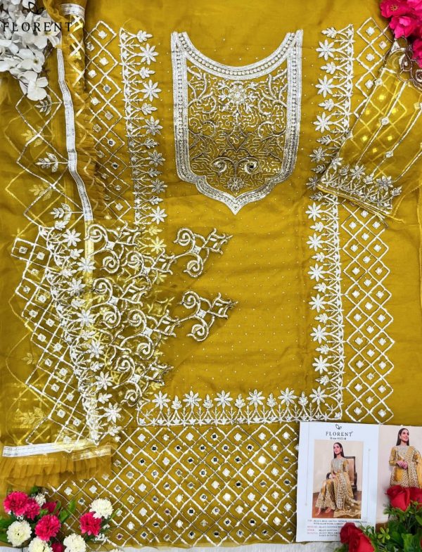 FLORENT 1022 B PAKISTANI SALWAR SUITS IN INDIA