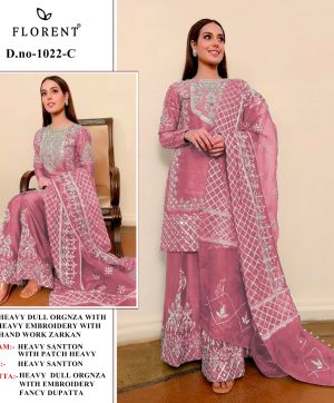 FLORENT 1022 C PAKISTANI SALWAR SUITS IN INDIA