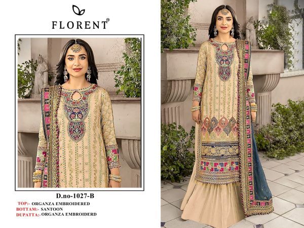 FLORENT 1027 B PAKISTANI SUITS WHOLESALE ONLINE