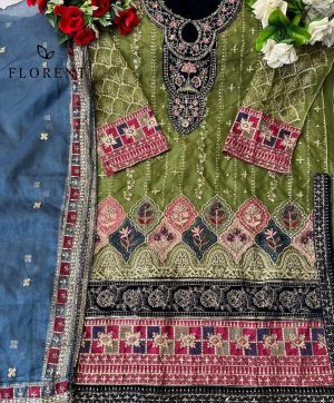 FLORENT 1027 C PAKISTANI SUITS WHOLESALE ONLINE