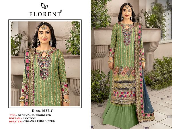 FLORENT 1027 C PAKISTANI SUITS WHOLESALE ONLINE