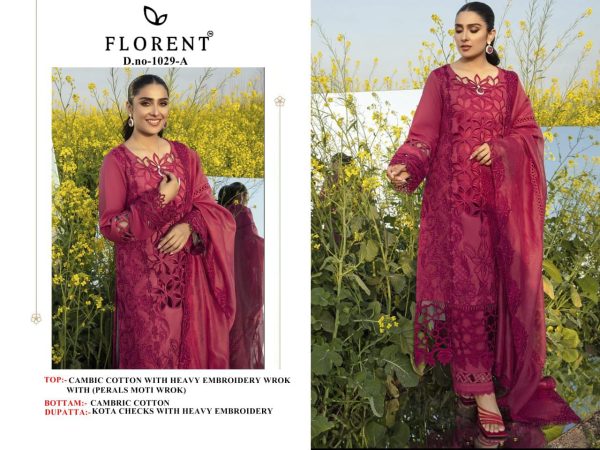 FLORENT 1029 A COTTON PAKISTANI SUITS IN INDIA