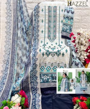 HAZZEL 0107 A BIN SAEED LUXURY LAWN COLLECTION