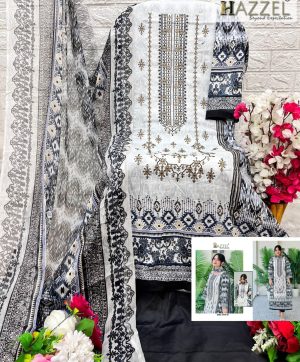 HAZZEL 0107 B BIN SAEED LUXURY LAWN COLLECTION