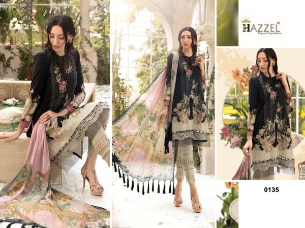 HAZZEL 0135 COTTON SALWAR SUITS WHOLESALE