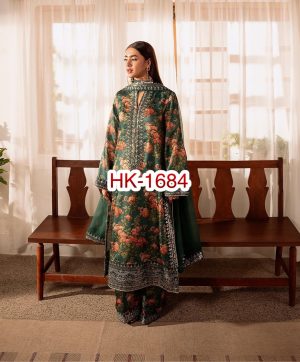 HK 1684 DESIGNER KURTI PLAZZO WHOLESALE ONLINE