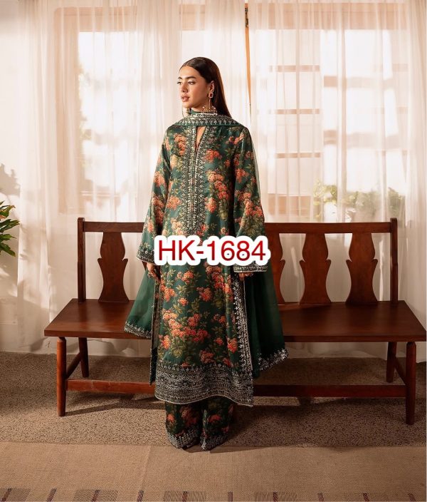 HK 1684 DESIGNER KURTI PLAZZO WHOLESALE ONLINE