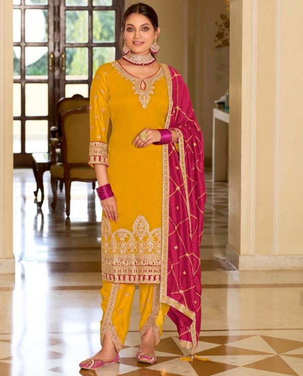 HK 1685 A DESIGNER GEORGETTE SALWAR SUITS