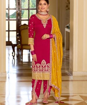 HK 1685 B DESIGNER GEORGETTE SALWAR SUITS