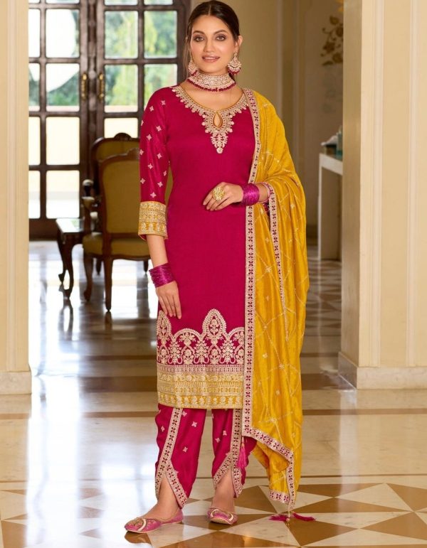 HK 1685 B DESIGNER GEORGETTE SALWAR SUITS