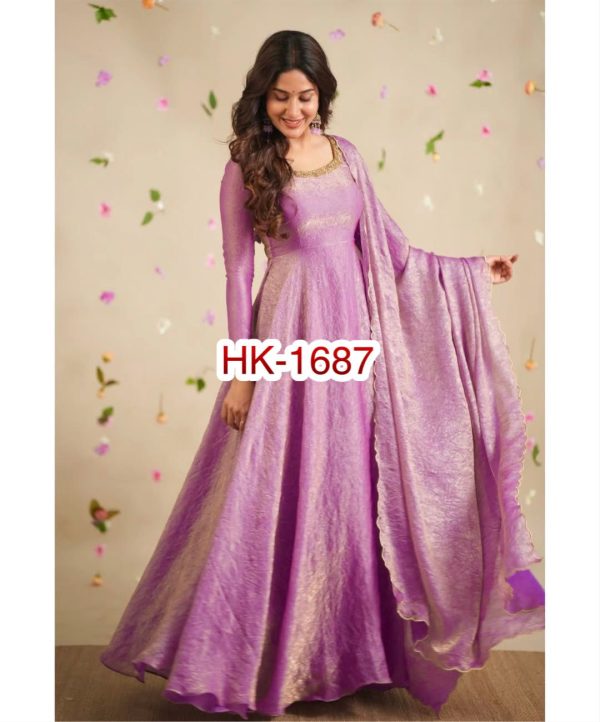 HK 1687 DESIGNER GOWN WHOLESALE ONLINE