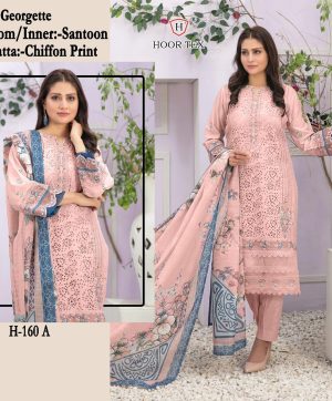 HOOR TEX H 160 A PAKISTANI SUITS WHOLESALE