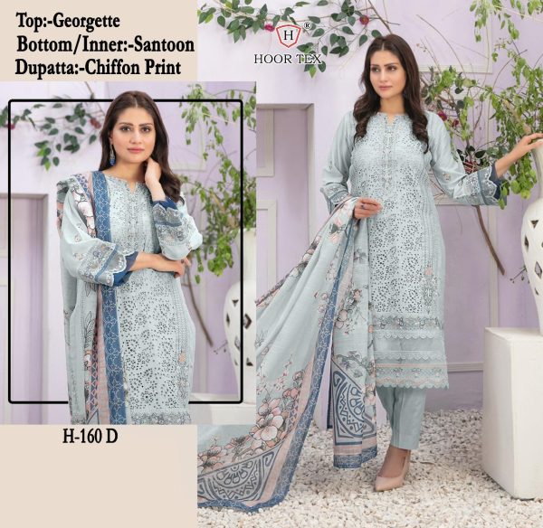 HOOR TEX H 160 D PAKISTANI SUITS WHOLESALE