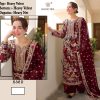 HOOR TEX H 343 D VELVET PAKISTANI SUITS ONLINE