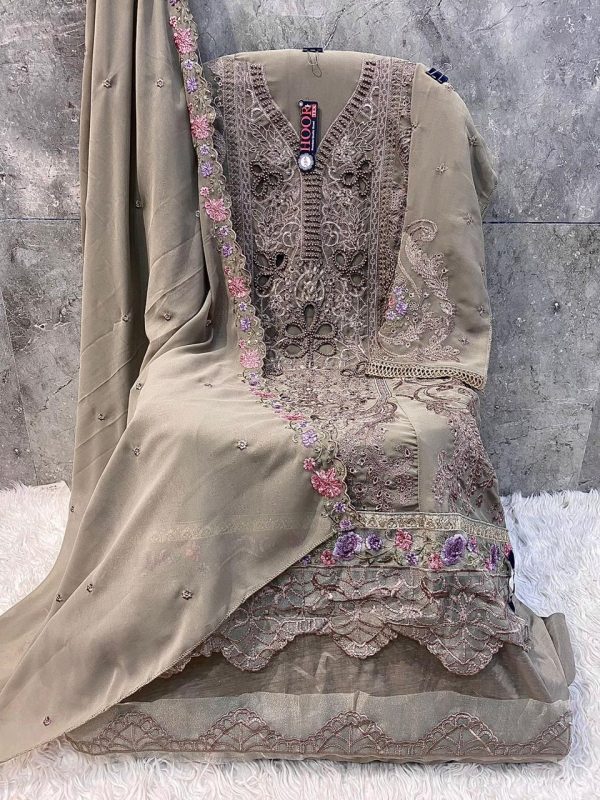 HOOR TEX H 355 A B C D E PAKISTANI SUITS WHOLESALE