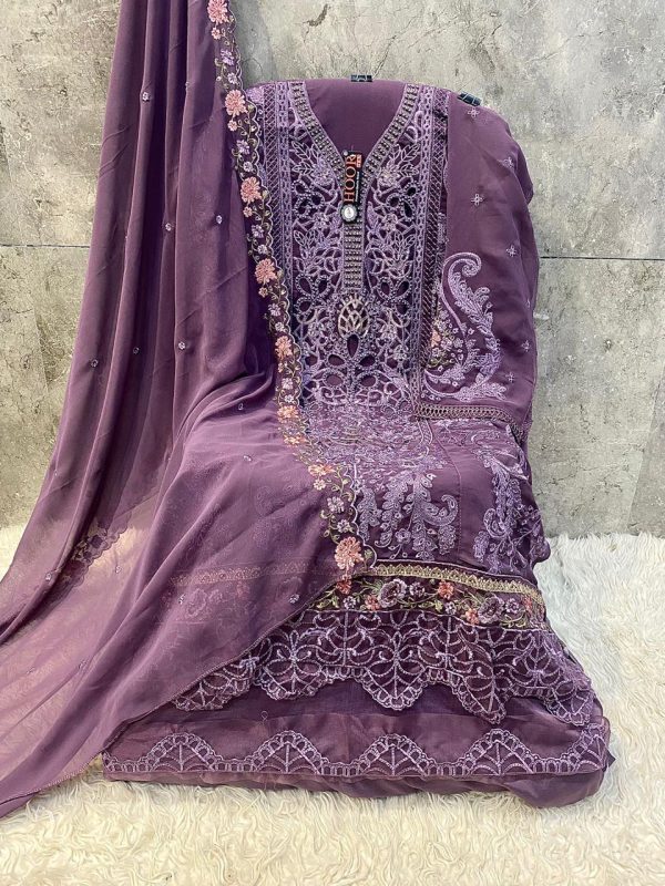 HOOR TEX H 355 A B C D E PAKISTANI SUITS WHOLESALE