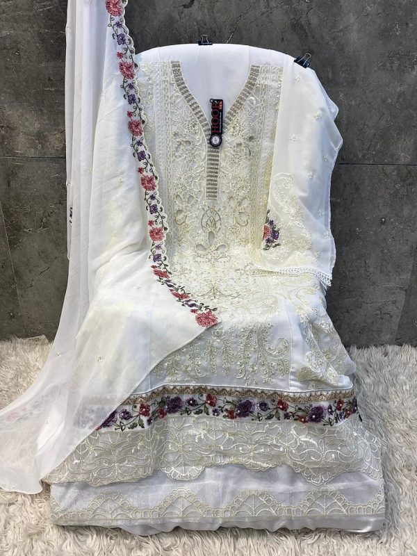 HOOR TEX H 355 A B C D E PAKISTANI SUITS WHOLESALE