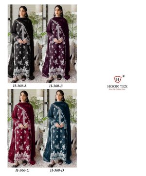 HOOR TEX H 360 A B C D PAKISTANI SUITS ONLINE