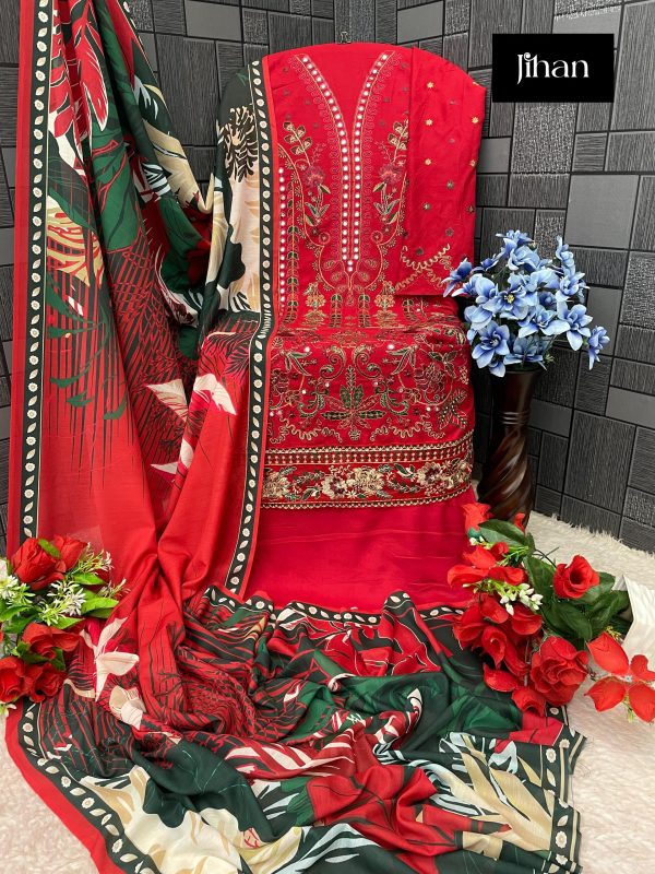 JIHAN 3464 A RIWAYAT RAYON PAKISTANI SUITS ONLINE