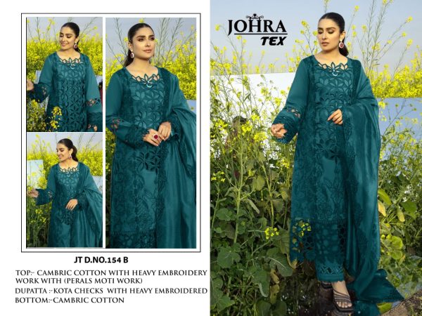 JOHRA TEX JT 154 B COTTON SUITS WHOLESALE