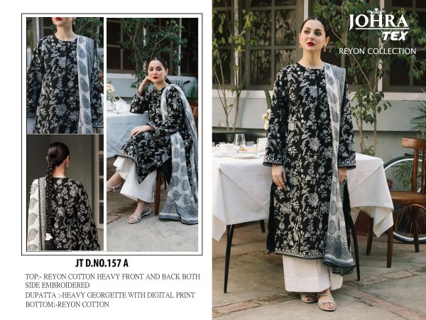 JOHRA TEX JT 157 A PAKISTANI RAYON SALWAR SUITS