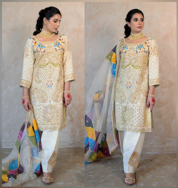 KAVYA FAB KF 3123 DESIGNER CHINON SUITS