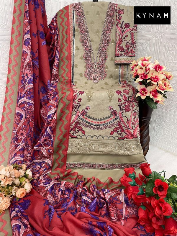 KYNAH 2166 A PAKISTANI COTTON SUITS ONLINE