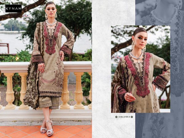 KYNAH 2166 A PAKISTANI COTTON SUITS ONLINE