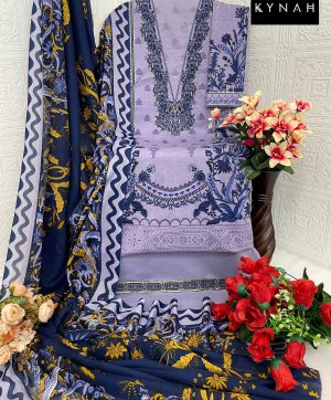 KYNAH 2166 PAKISTANI COTTON SUITS ONLINE