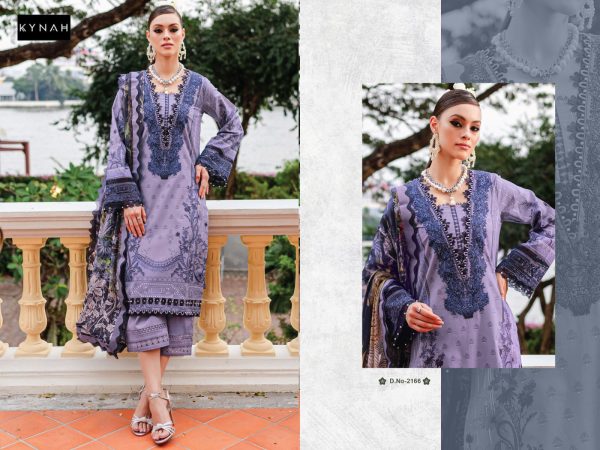 KYNAH 2166 PAKISTANI COTTON SUITS ONLINE