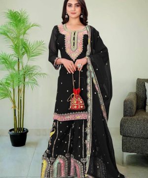 LC 1200 A DESIGNER GEORGETTE SALWAR SUITS