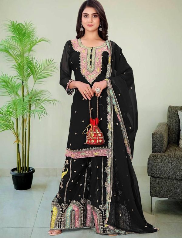 LC 1200 A DESIGNER GEORGETTE SALWAR SUITS