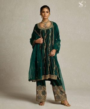 LC 1331 DESIGNER CHINON SALWAR SUITS WHOLESALE