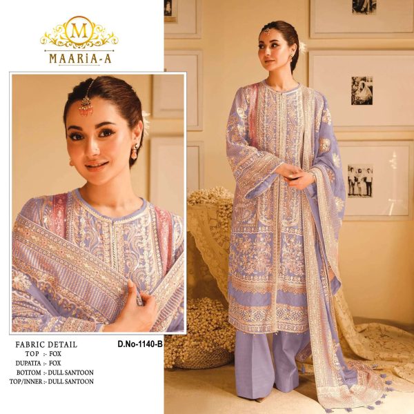 MAARIA A 1140 B PAKISTANI SUITS WHOLESALE