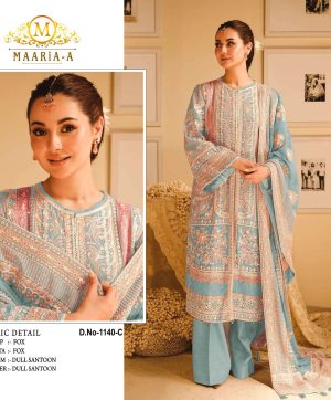 MAARIA A 1140 C PAKISTANI SUITS WHOLESALE