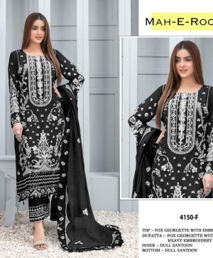 MAH E ROOH 4150 F G H I PAKISTANI SUITS WHOLESALE