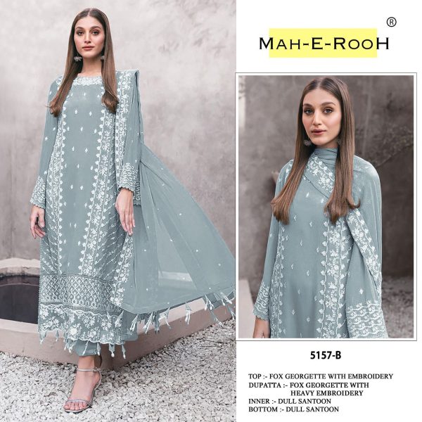 MAH E ROOH 5157 A B C E SALWAR KAMEEZ SUITS