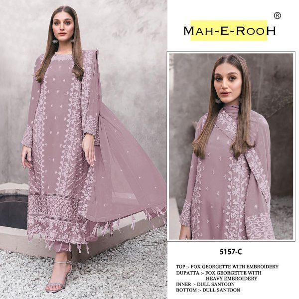 MAH E ROOH 5157 A B C E SALWAR KAMEEZ SUITS